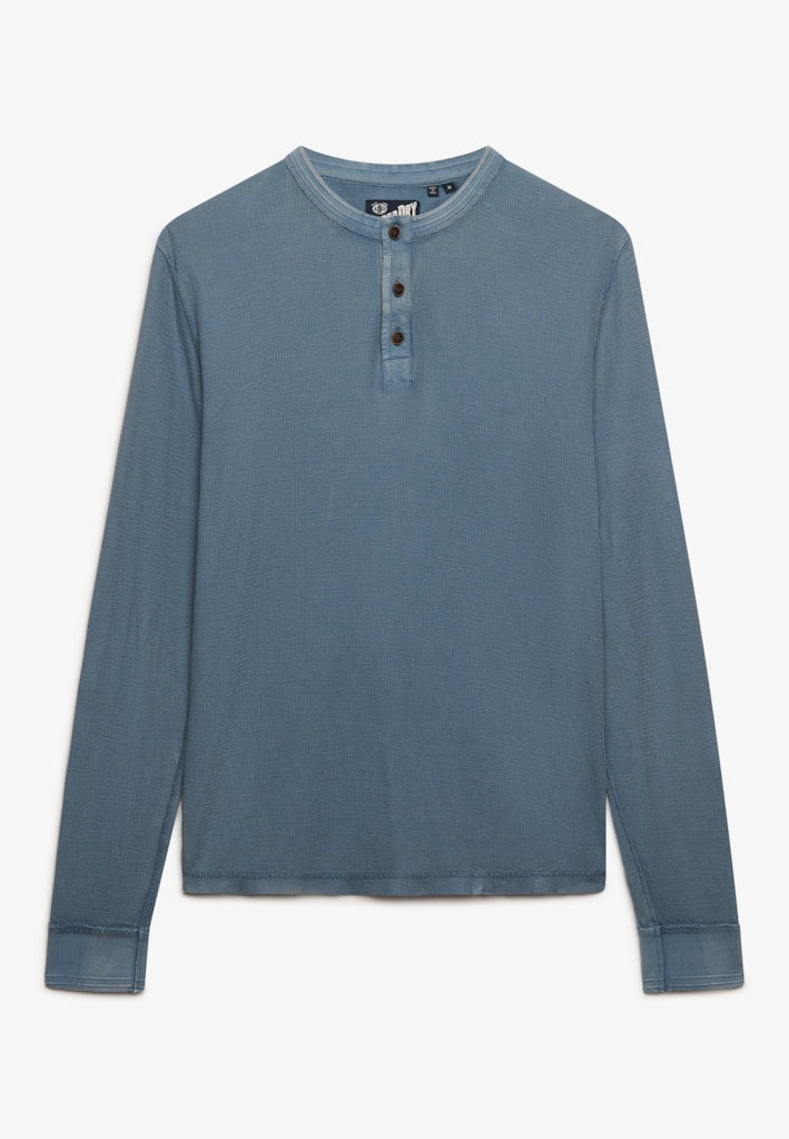 LW TEXTURED GRANDAD TOP