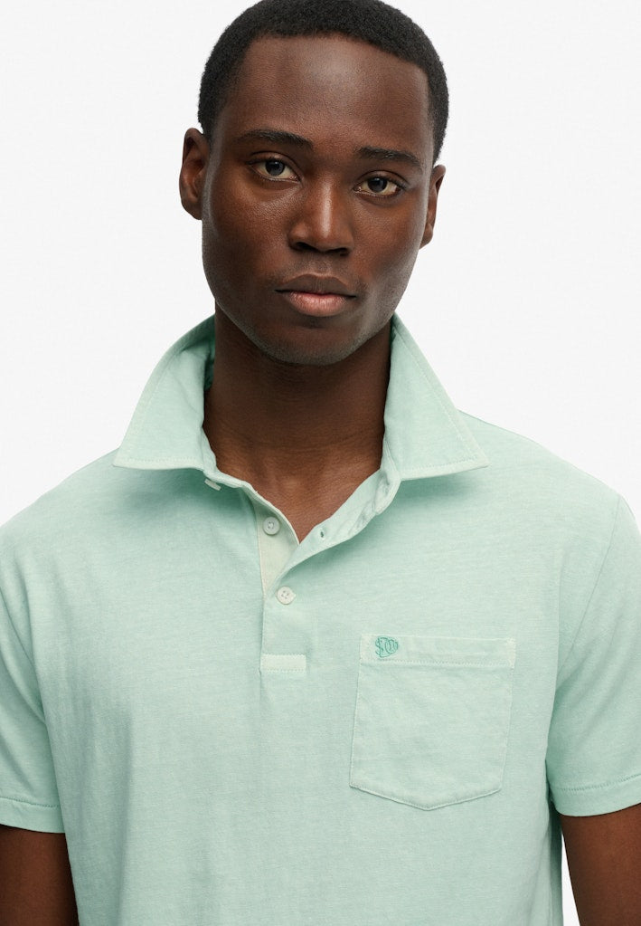CLASSIC COTTON LINEN POLO