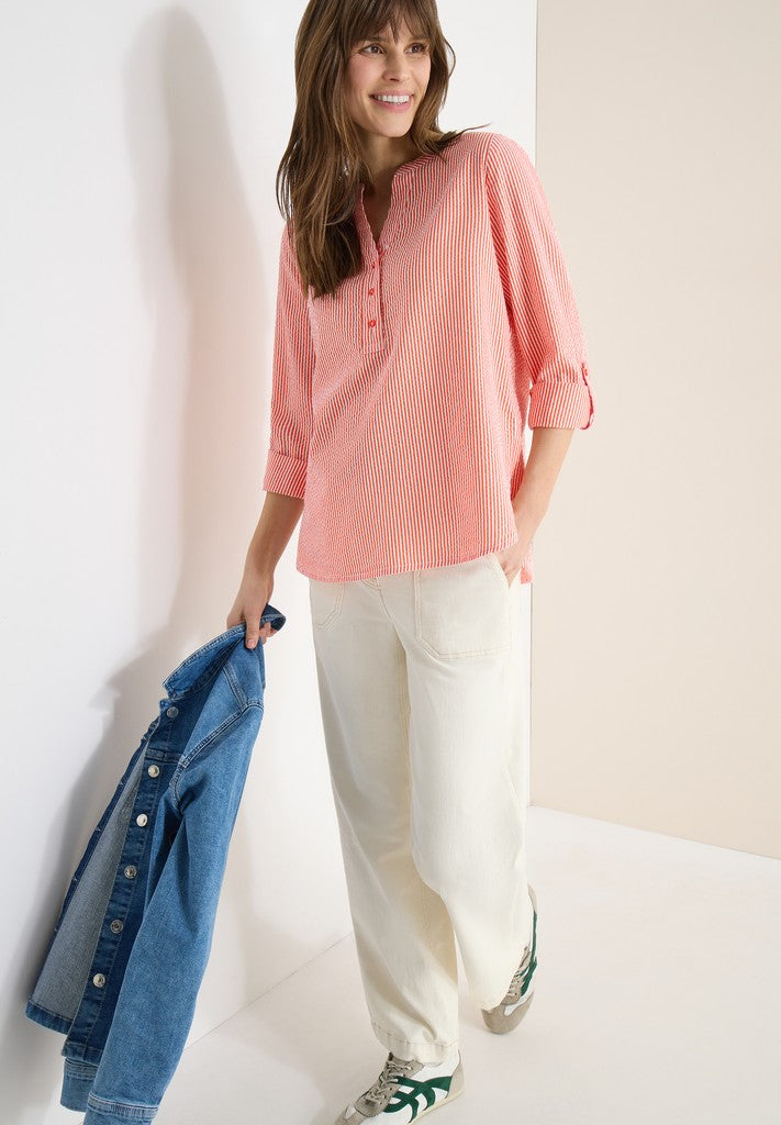 Seersucker Stripe Blouse