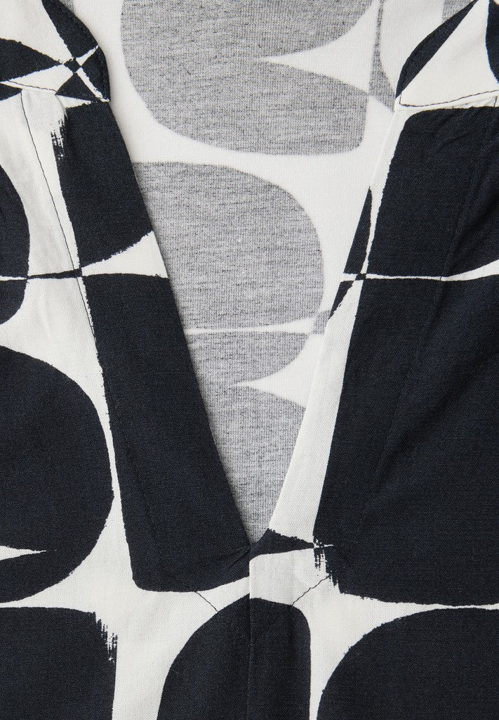 LTD QR printed mat-mix shirt w