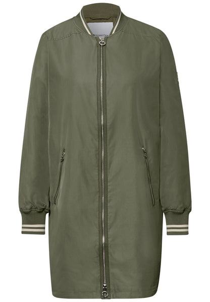 Long Bomber Jkt w. College Det