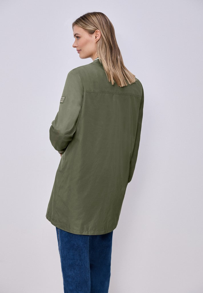 Long Bomber Jkt w. College Det