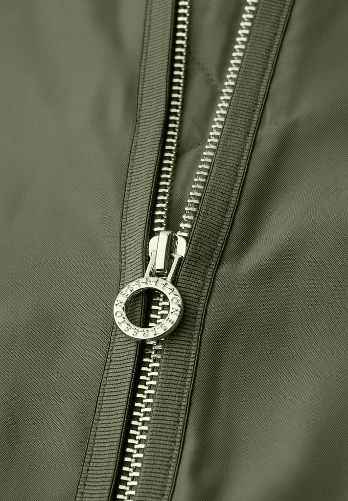 Long Bomber Jkt w. College Det