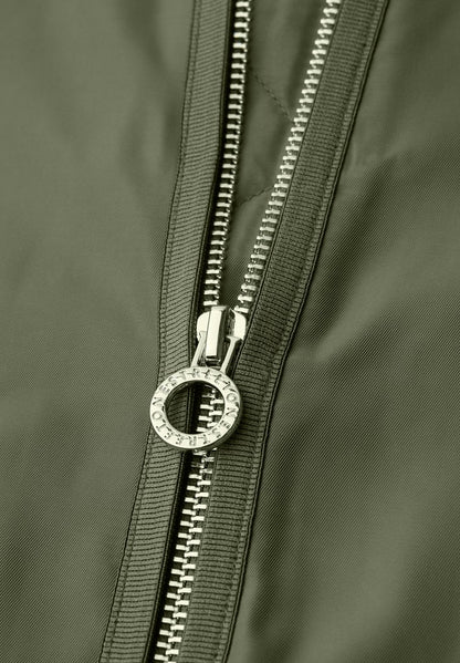 Long Bomber Jkt w. College Det