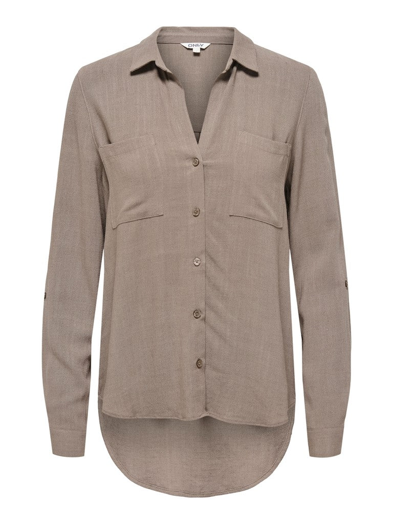 ONLYASMIN-SIESTA LS LI BL SHIRT PNT
