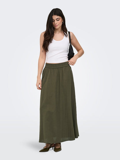 ONLTIZANA LONG SKIRT WVN NOOS