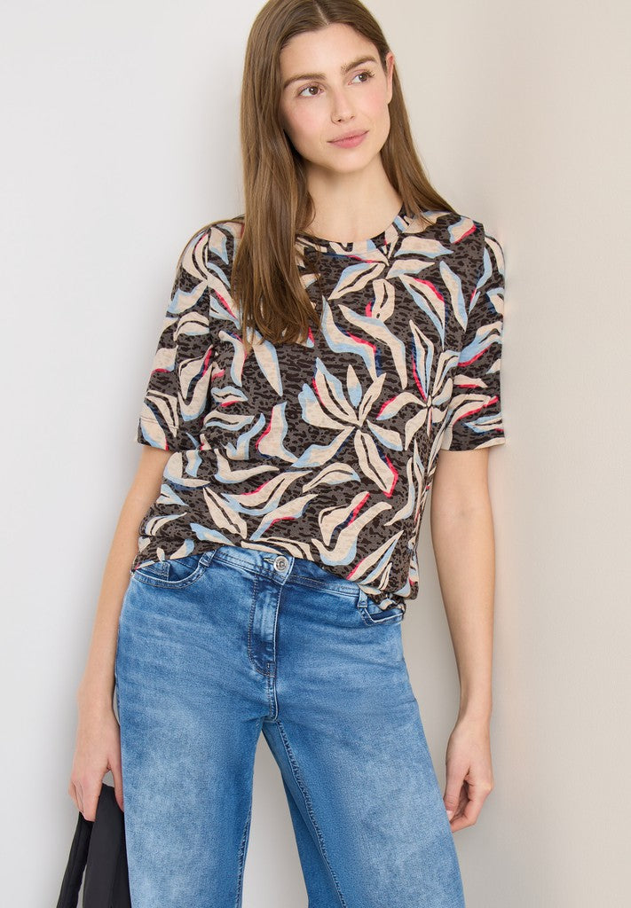 TOS Multi AOP Burnout Shirt