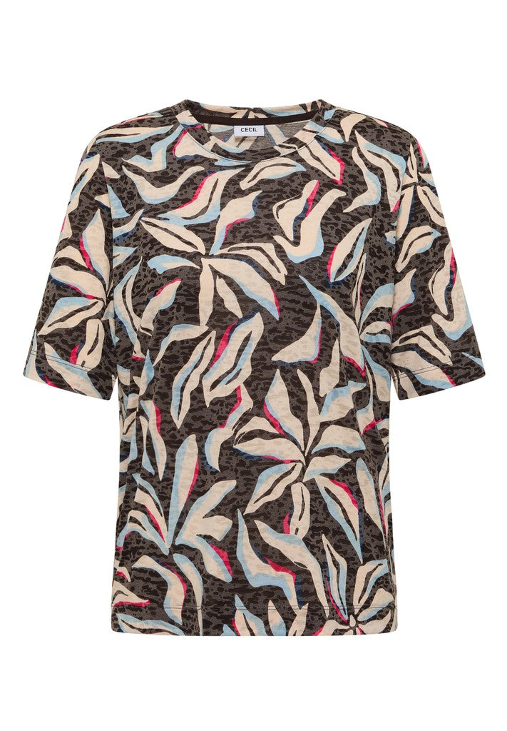 TOS Multi AOP Burnout Shirt