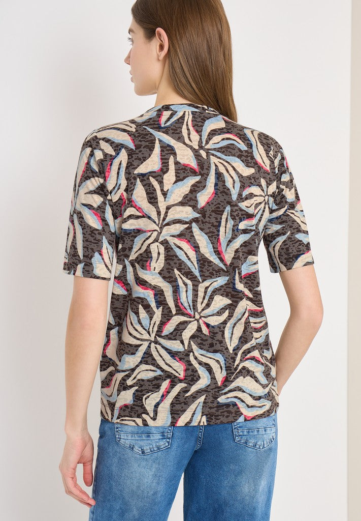 TOS Multi AOP Burnout Shirt