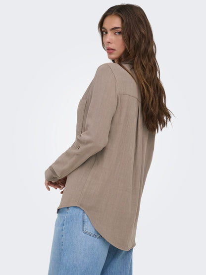 ONLYASMIN-SIESTA LS LI BL SHIRT PNT