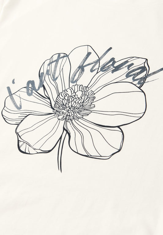 flower artwork shirt