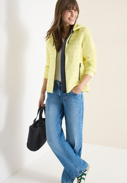 Padded Nylon Pique Jacket