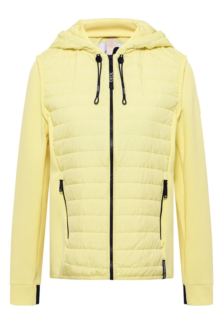 Padded Nylon Pique Jacket
