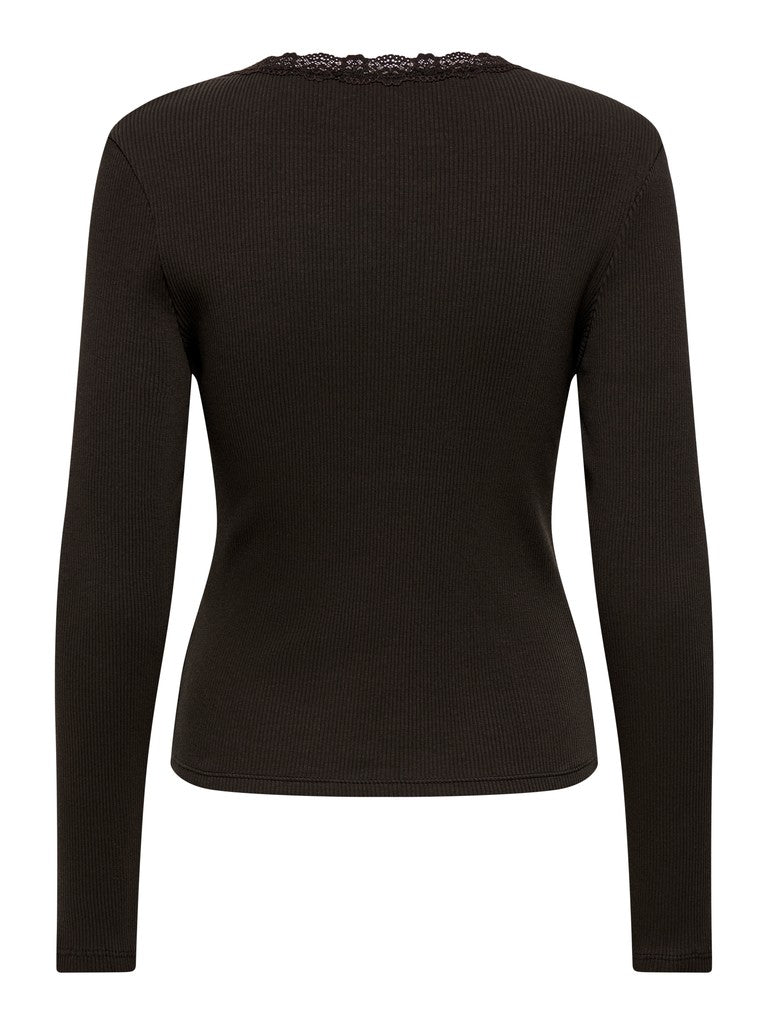 ONLSARA SHARAI L/S V-NECK TOP JRS N