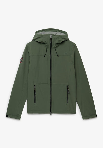 HOODED SOFTSHELL TREKKER JKT