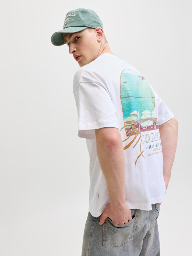 JORSANREMO BACK TEE SS CREW NECK SN