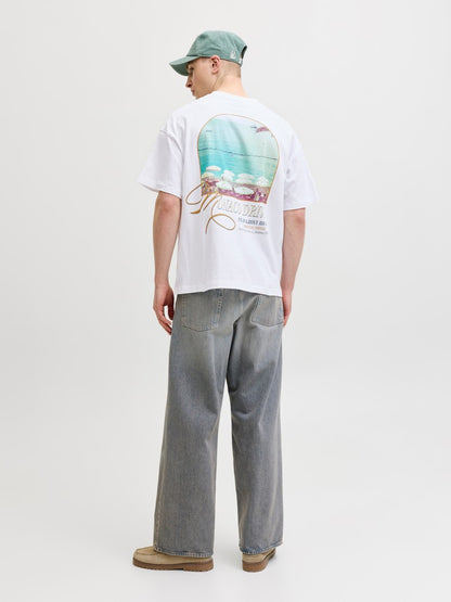 JORSANREMO BACK TEE SS CREW NECK SN