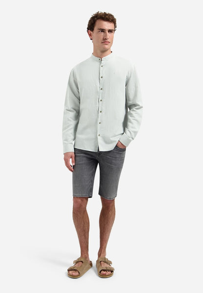 Shirt With Linen Granddad