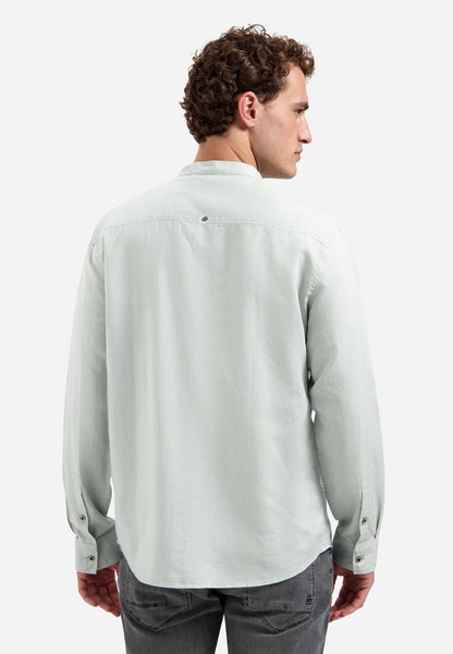 Shirt With Linen Granddad