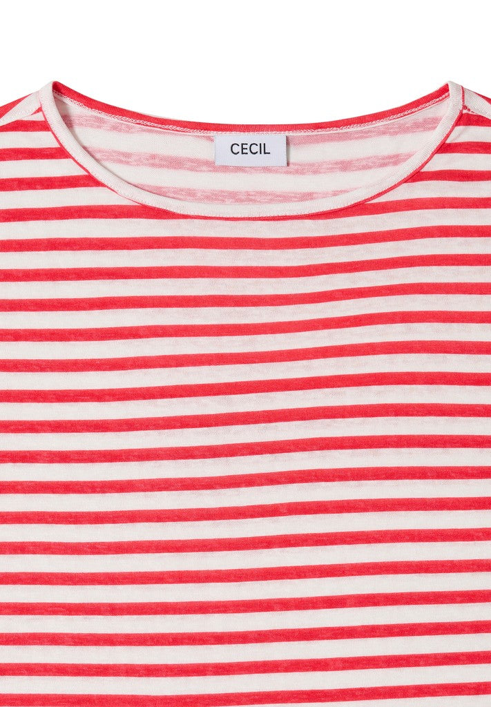 LINEN OPTIC_Two-Tone Stripe Sh