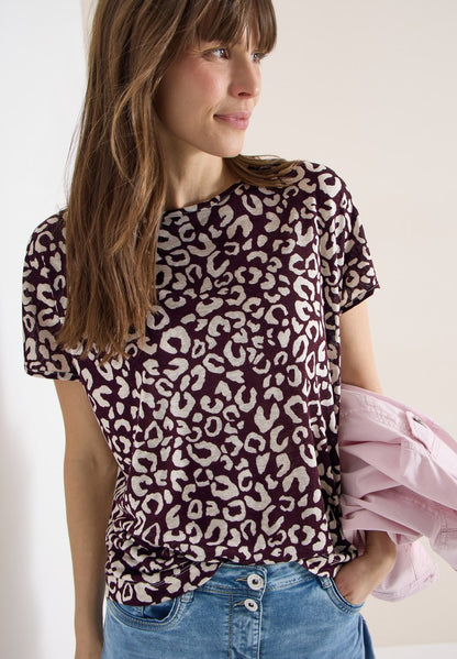 TOS LINEN OPTIC_ AOP Shirt