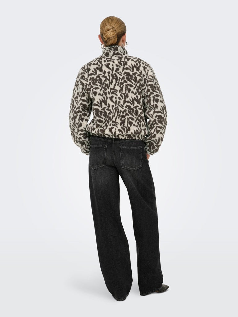 ONLNEW DALLAS L/S HIGHNECK ZIP SWT
