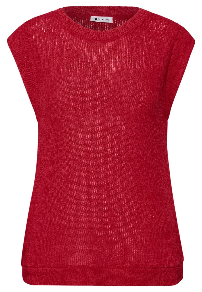 summer knit look top