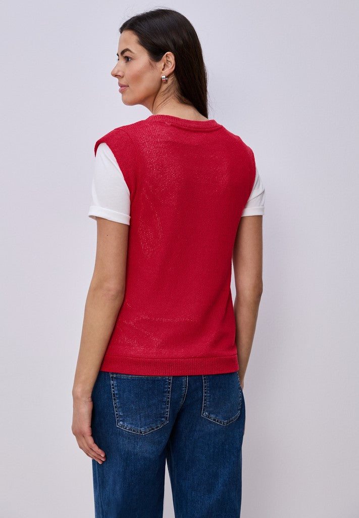 summer knit look top