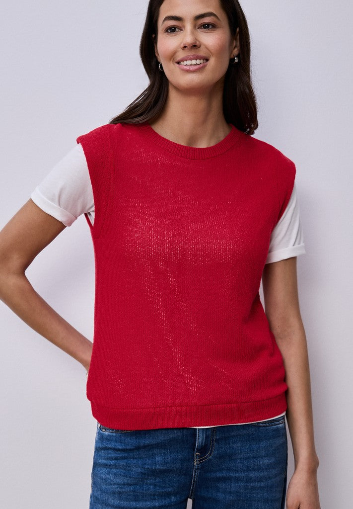 summer knit look top
