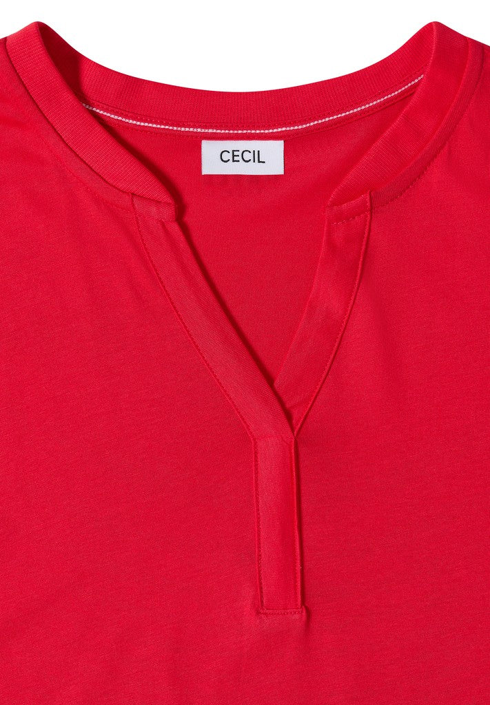 NOS Solid Rib Collar Tunic