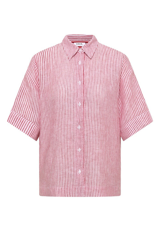 LINEN_Stripe Shirt Sleeve