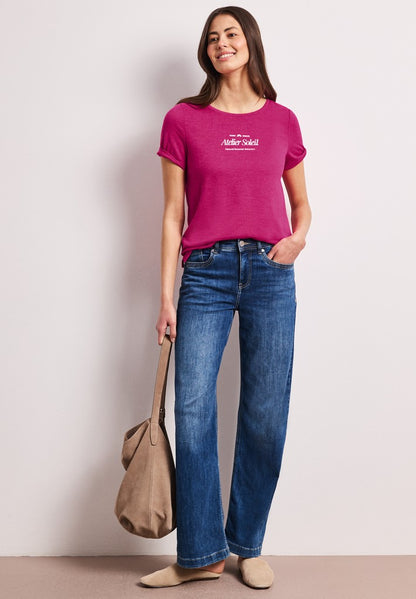 SOL_partprint shirt w.short sl