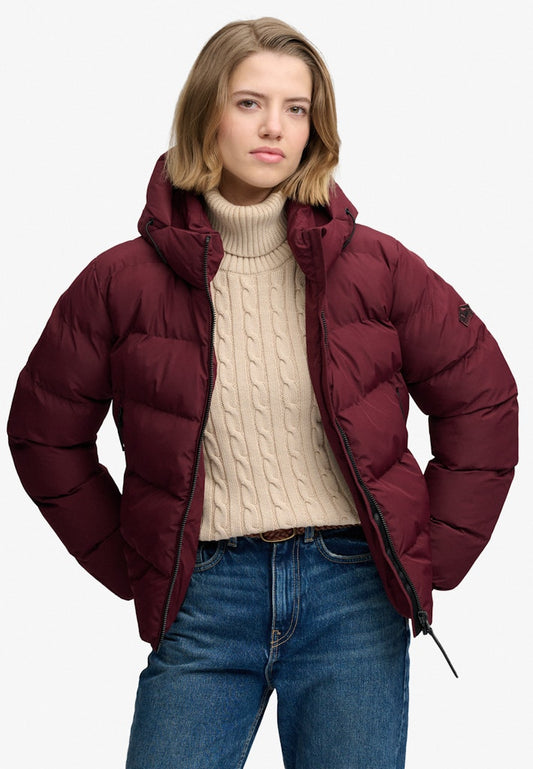 HOODED SPORTS PUFFER JACKET