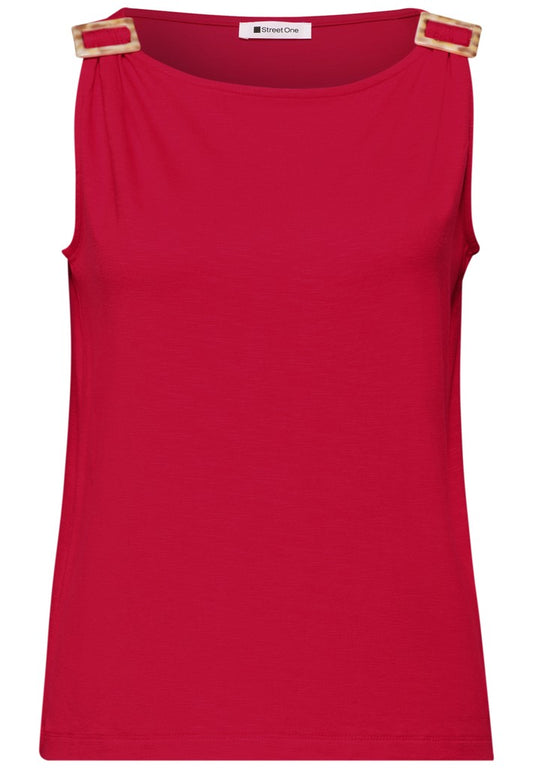 LTD QR slub jersey top w.shoul