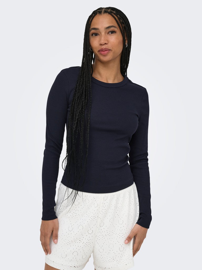ONLVAL L/S O-NECK TOP JRS NOOS
