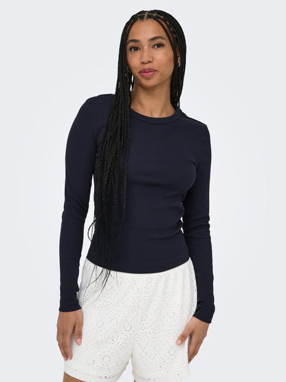 ONLVAL L/S O-NECK TOP JRS NOOS