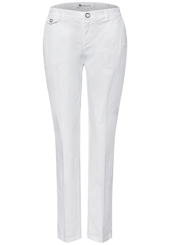 QR Chino peach Twill Co/Ea
