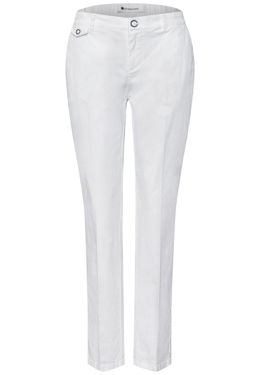 QR Chino peach Twill Co/Ea