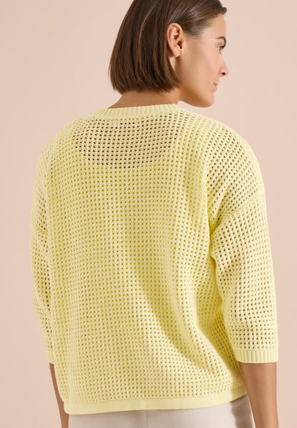 TOS_Crochet V-neck