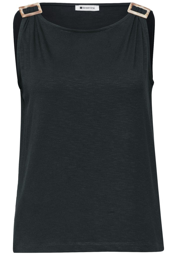 LTD QR slub jersey top w.shoul