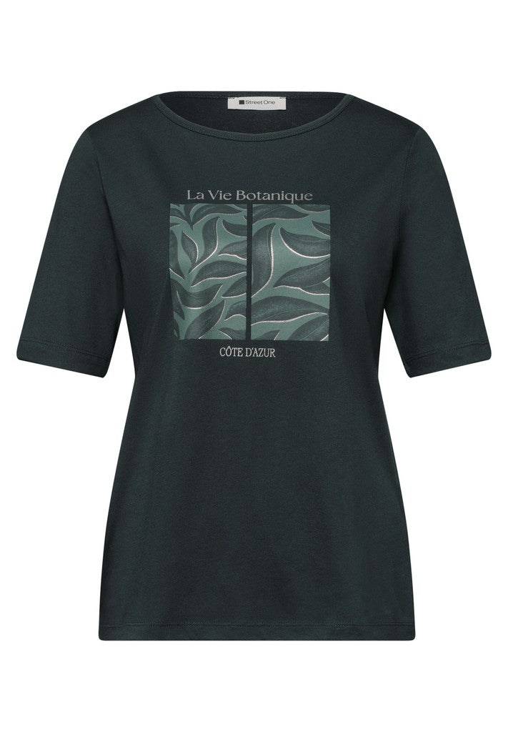 leaf artwork shirt