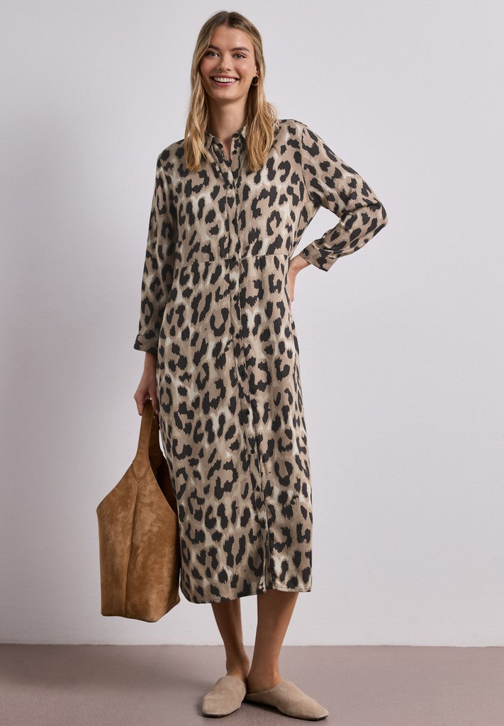 Viscose Shirt Dress_AOP