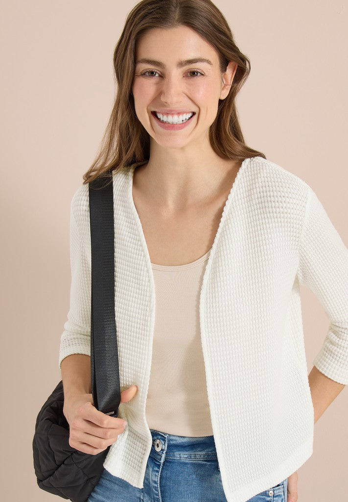 TOS Ajour Knit Open Jacket