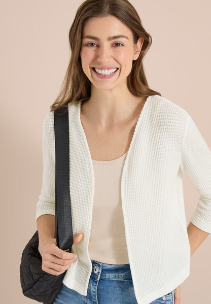 TOS Ajour Knit Open Jacket