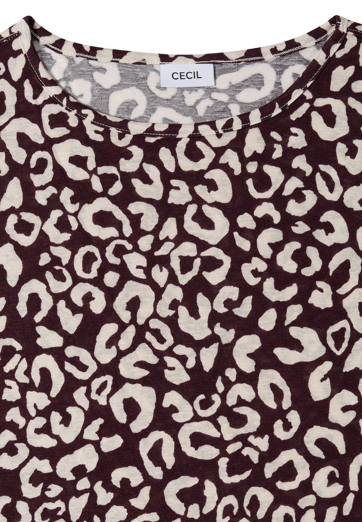 TOS LINEN OPTIC_ AOP Shirt