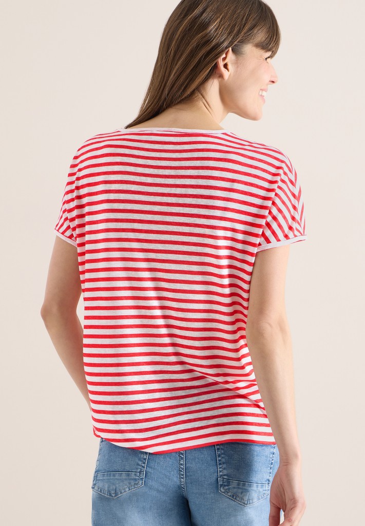 LINEN OPTIC_Two-Tone Stripe Sh