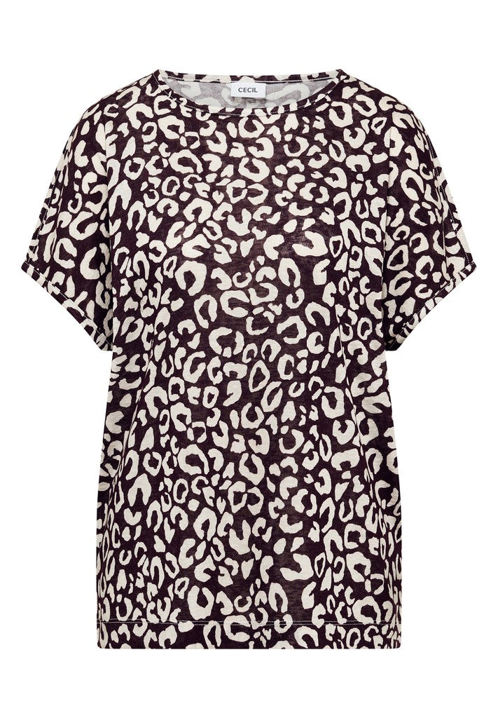 TOS LINEN OPTIC_ AOP Shirt