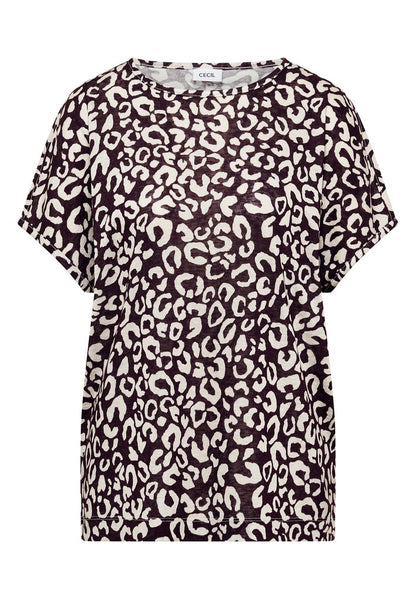TOS LINEN OPTIC_ AOP Shirt