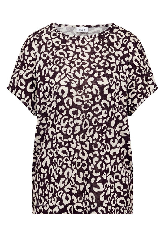 TOS LINEN OPTIC_ AOP Shirt