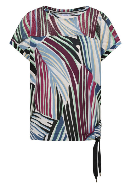AOP Mesh Insert T-Shirt